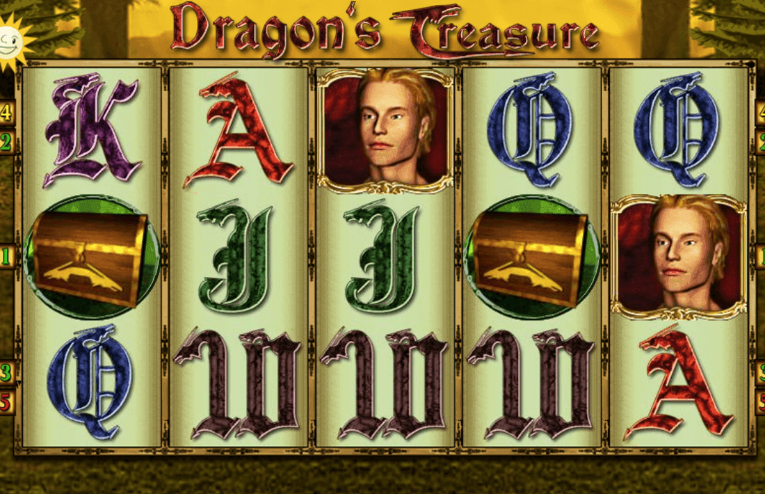 dragon card game about treasure
